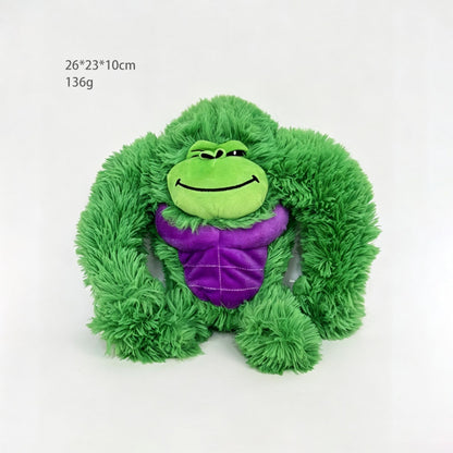 Petkin - Plush Gorilla Shaped Dog Squeaky Toy