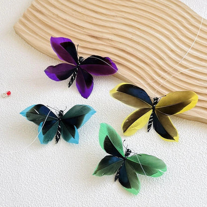 Moo - Butterfly Shape Cat Wand Refill Toy