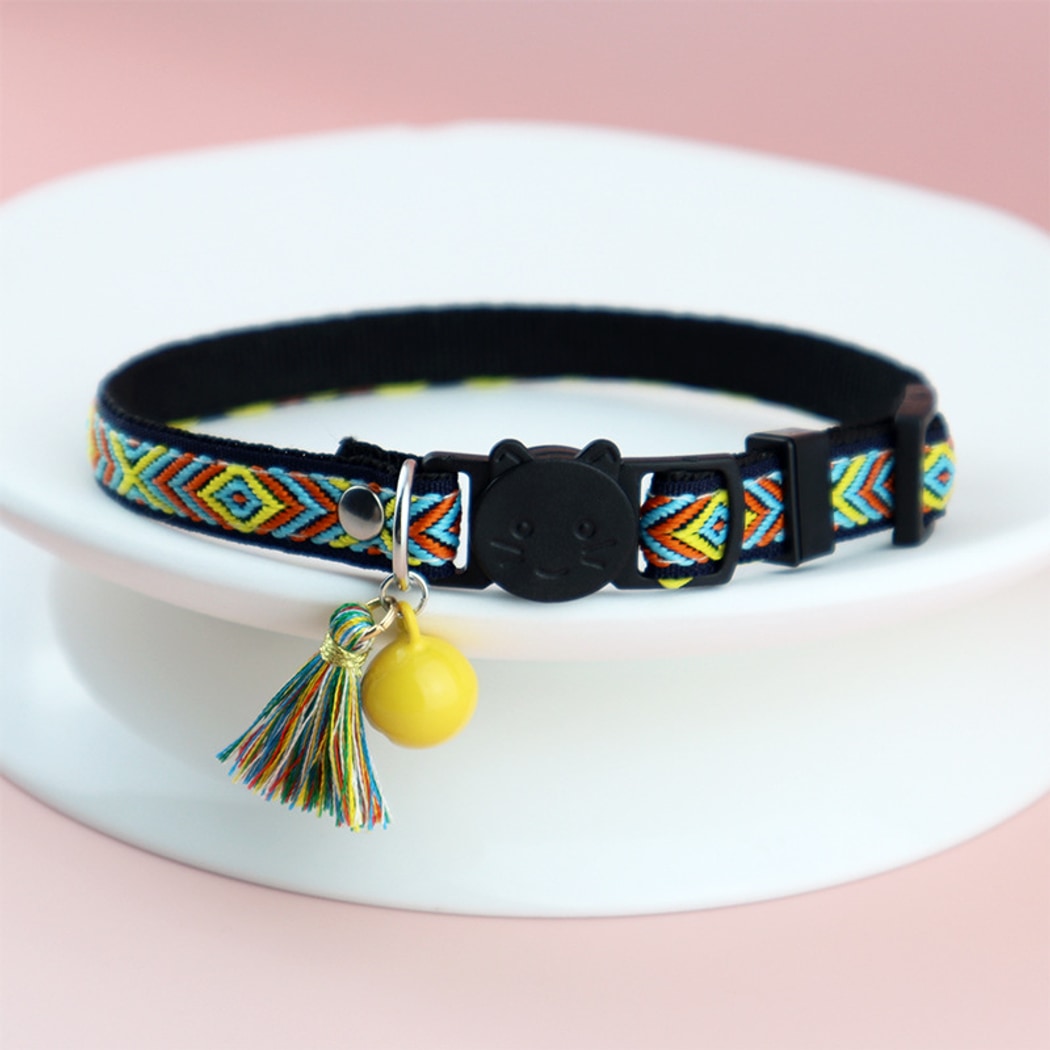 Mokka - Vintage Geometric Patterns Cat Collar