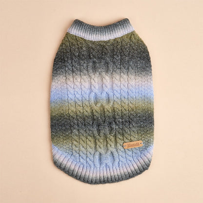 Ozzie - Gradient Candy Style Pet Sweater for Dogs