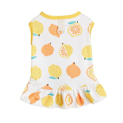 Ozzie - Playful Print Vest Style Pet Dress