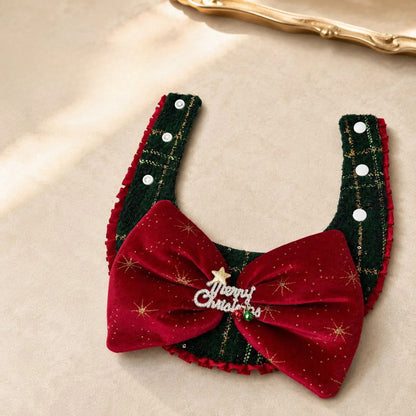 Mokka - Christmas Dog Hat and Collar Set