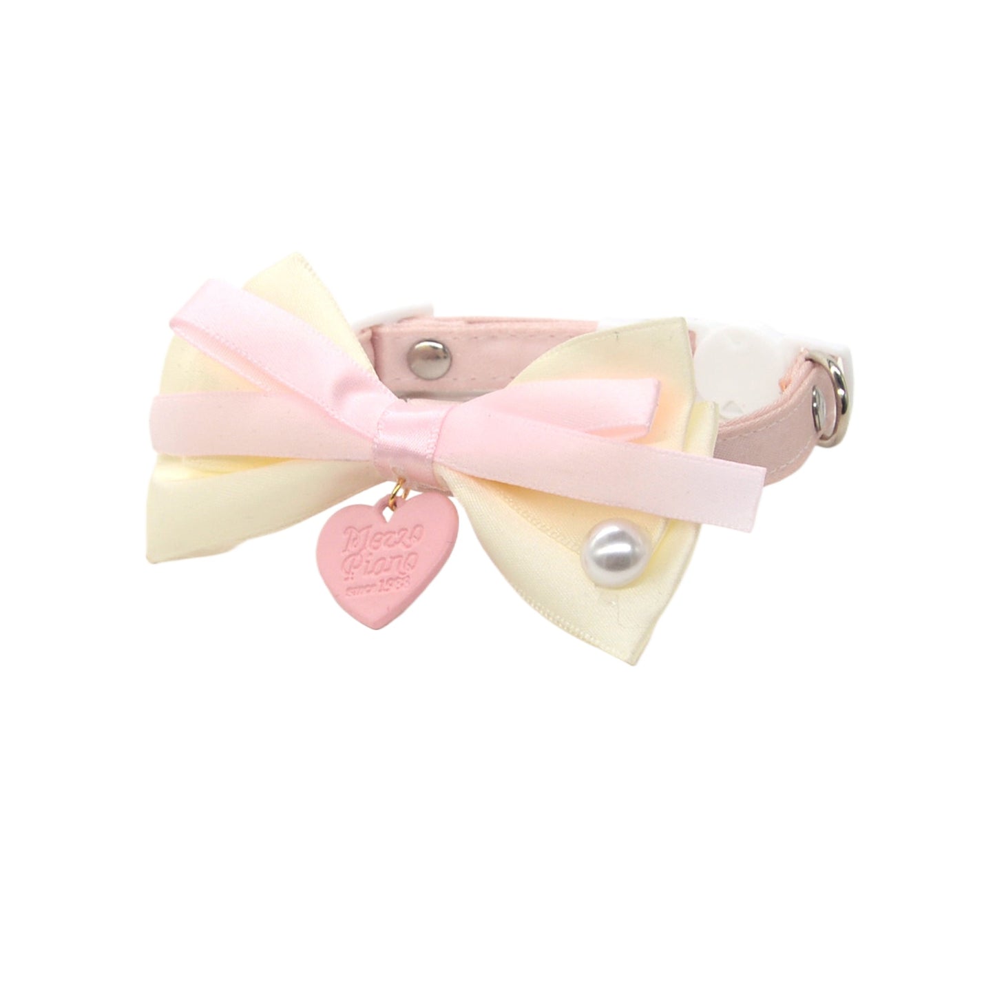 Mokka - Layered Ribbon Bow Breakaway Cat Collar