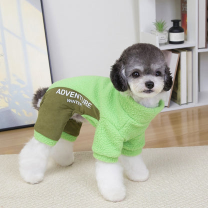 Ozzie - Letter Trim Color Block Dog Jumpsuit