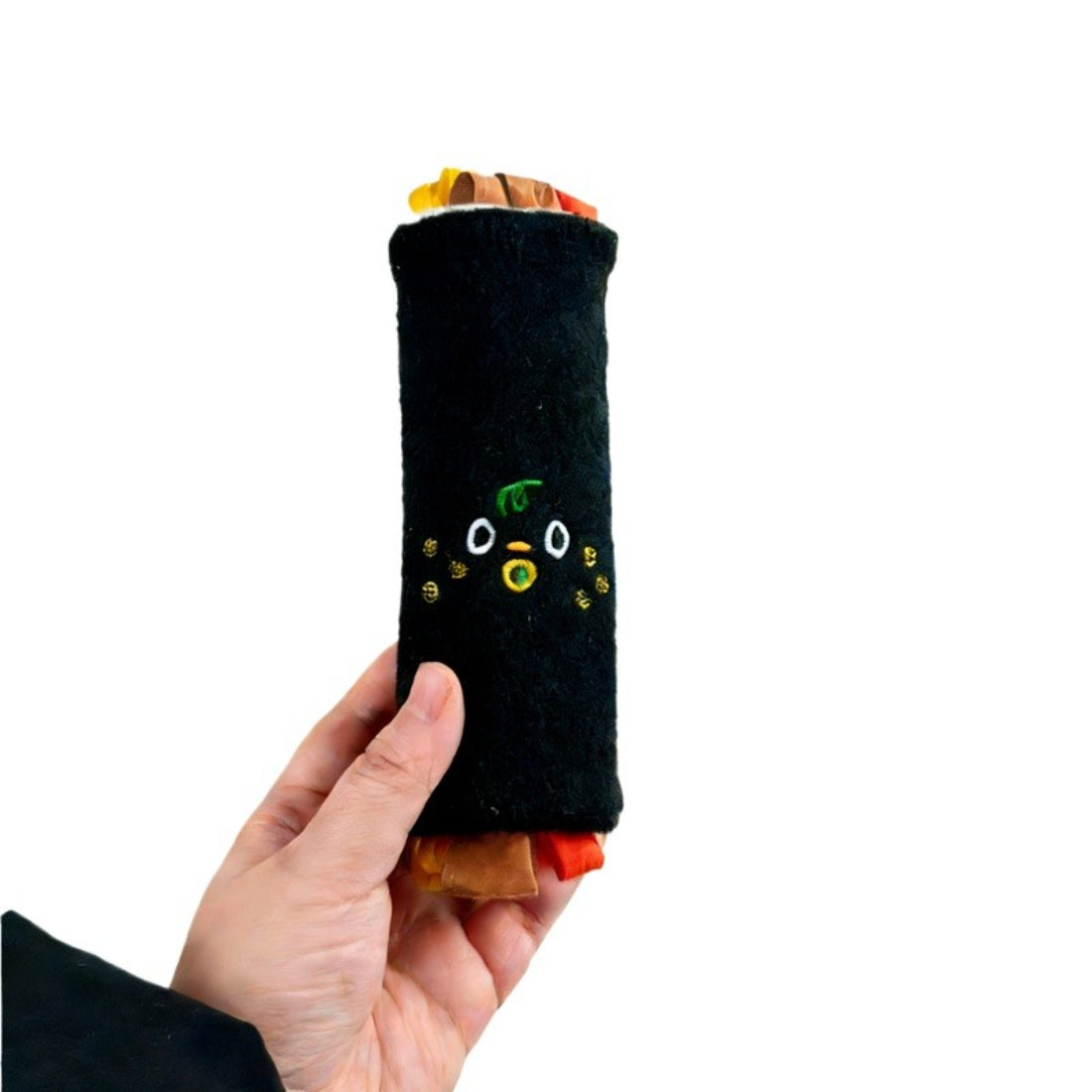 Close-up of Snuffy Sushi Roll Snuffle Toy showing detailed sushi roll pattern
