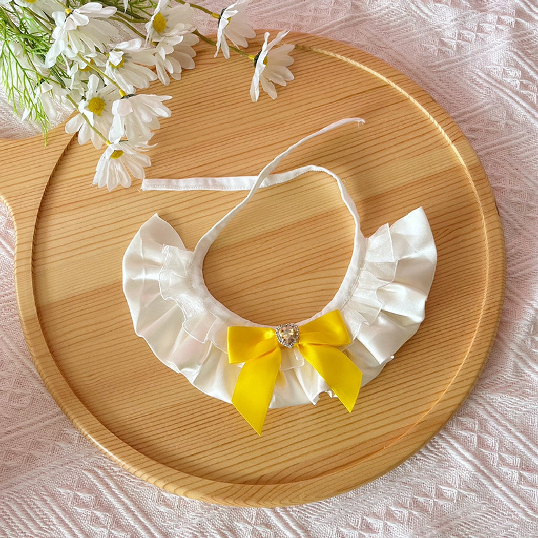 Mokka - Heart Bow Princess Style Cat Collar