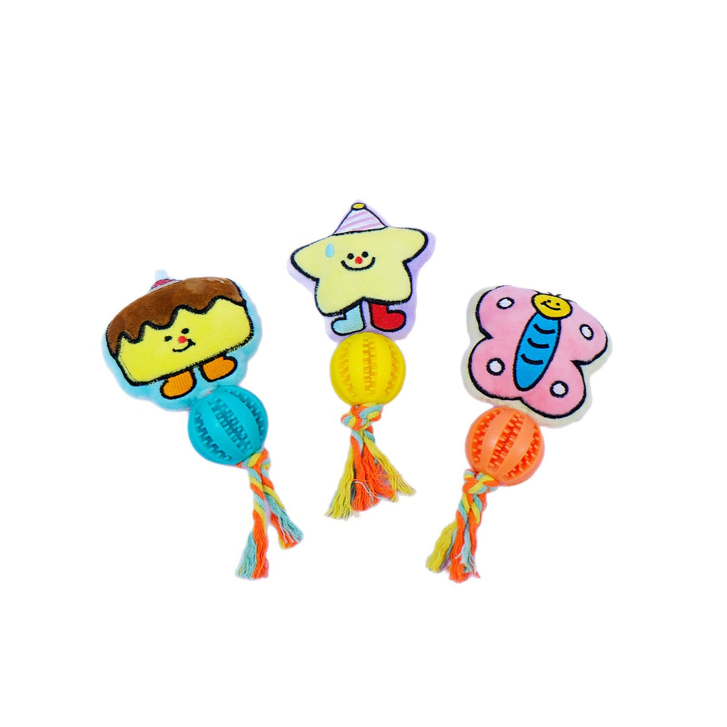 Petkin - Cartoon Shaped Dog Plush Toy