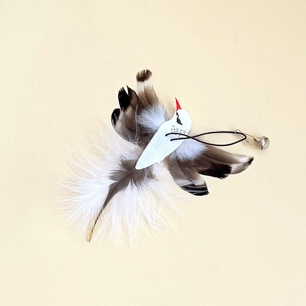 Moo - Bird Feather Cat Wand Refill Toy