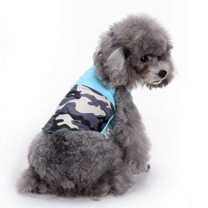 Ozzie - Blue Camouflage Dog Vest