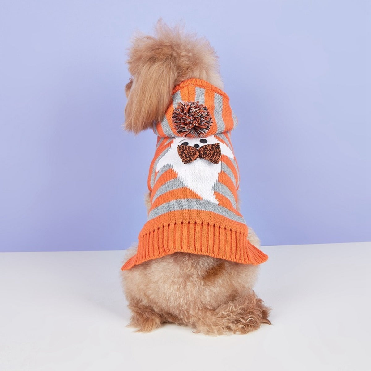 Halloweek - Cozy Gnome Knit Dog Sweater