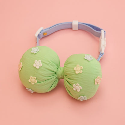 Mokka - Flower Bow Adjustable Cat Collar