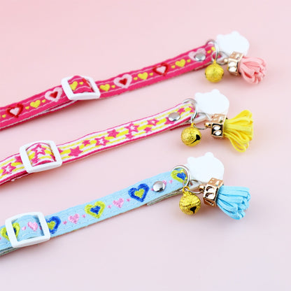 Mokka - Embroidered Pattern Decorative Cat Collar
