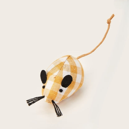 Moo - Classic Plaid Mouse Cat Plush Toy