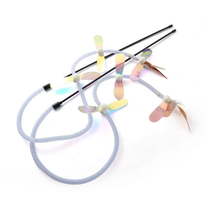 Moo - Iridescent Insect-Like Ornament Wand Cat Toy