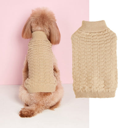 Ozzie - Dog and Cat Sweater with Ribbed Collar