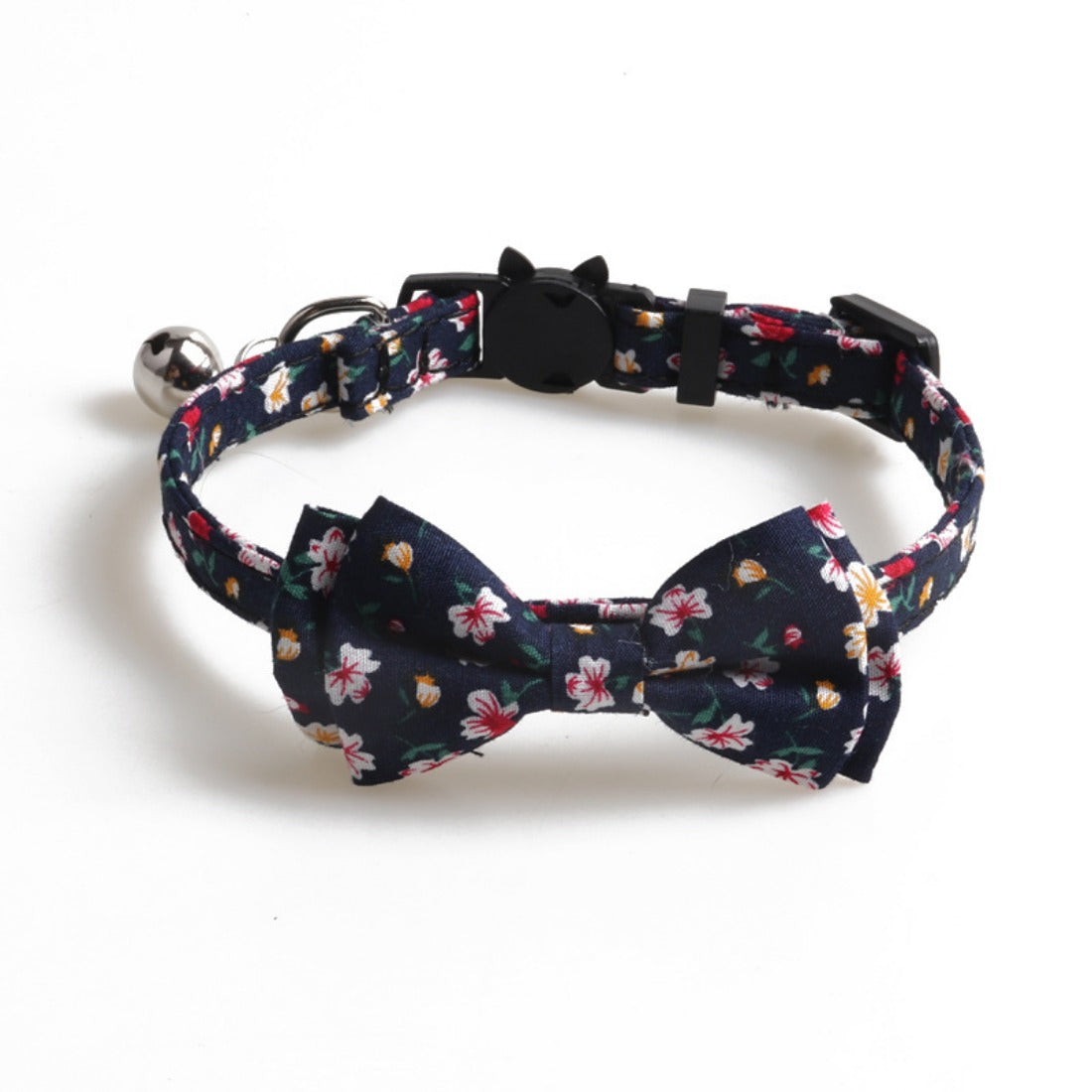 Mokka - Floral Bowtie Cat Collar