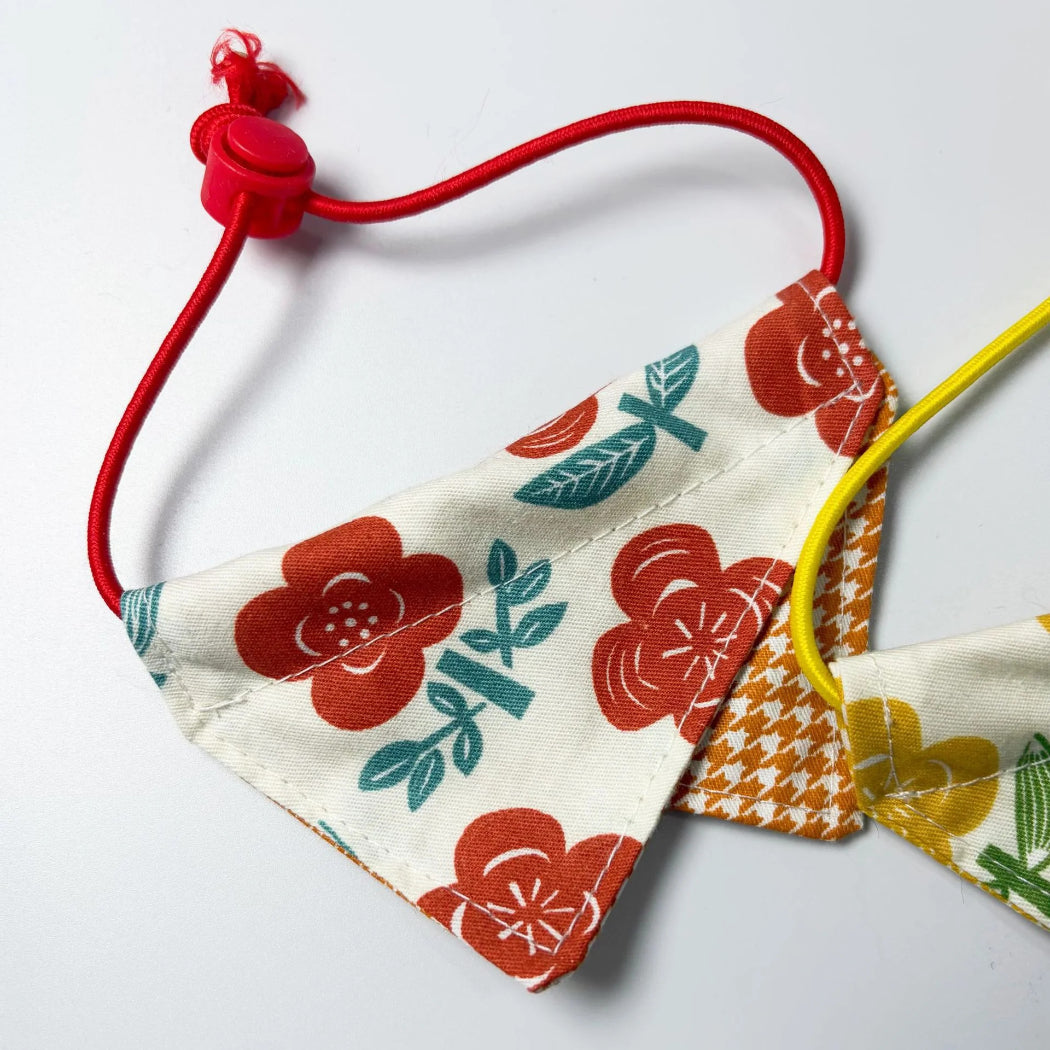 Mokka - Floral Layered Bib Pet Neckwear