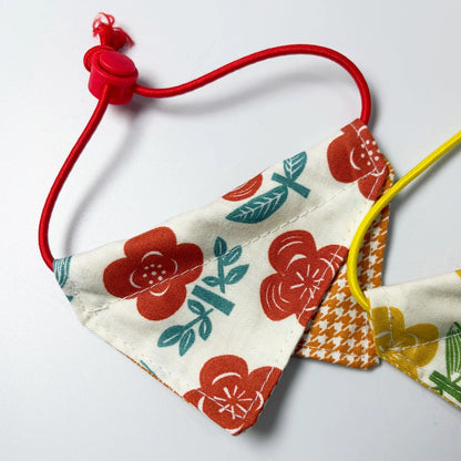 Mokka - Floral Layered Bib Pet Neckwear