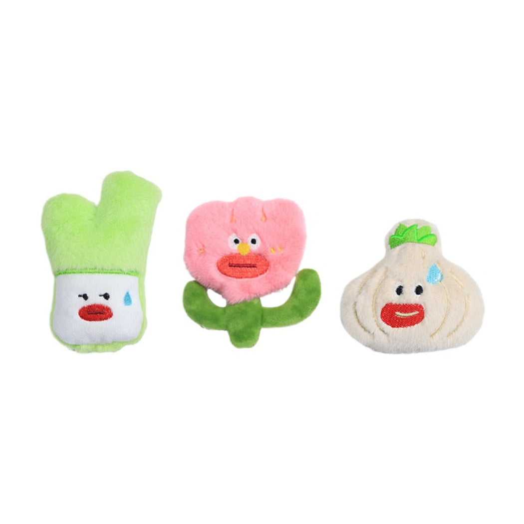 Moo - Cute Vegetable Plush Cat Toys