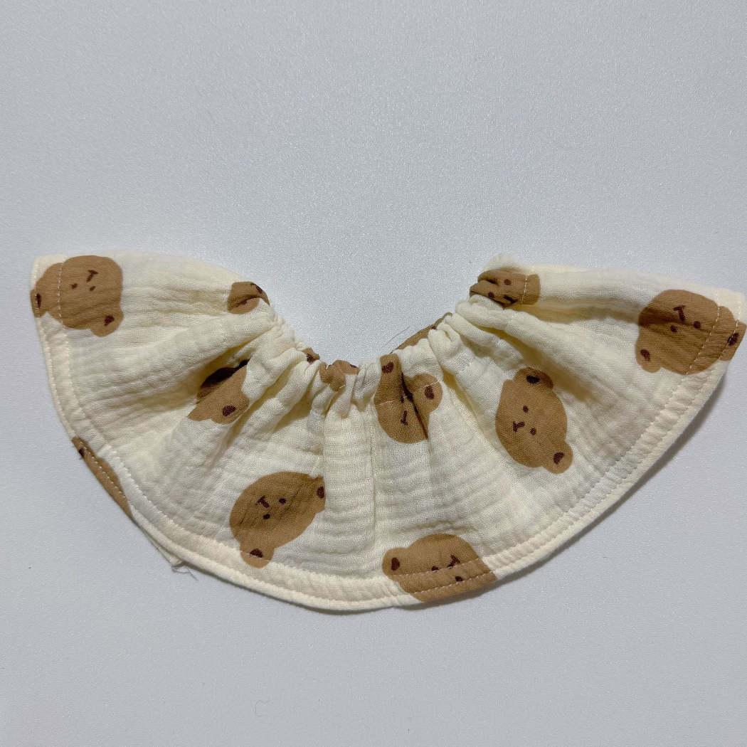 Mokka - Bear Print Pet Bib