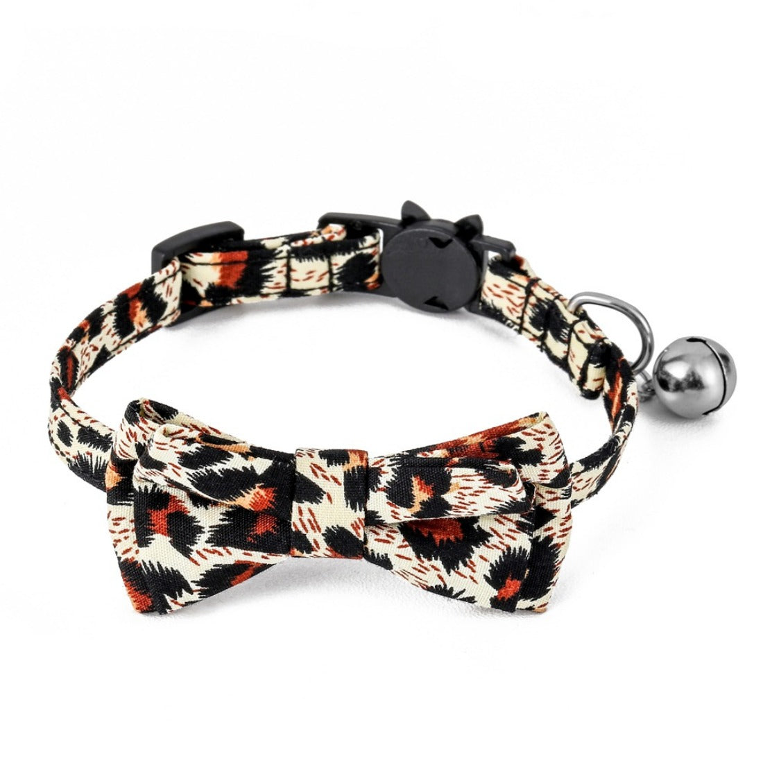 Mokka - Leopard Print Pet Bandana Collar