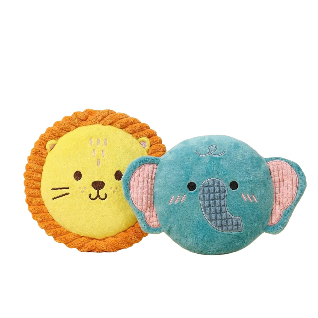 Petkin - Flat Padded Plush Disc Dog Toy