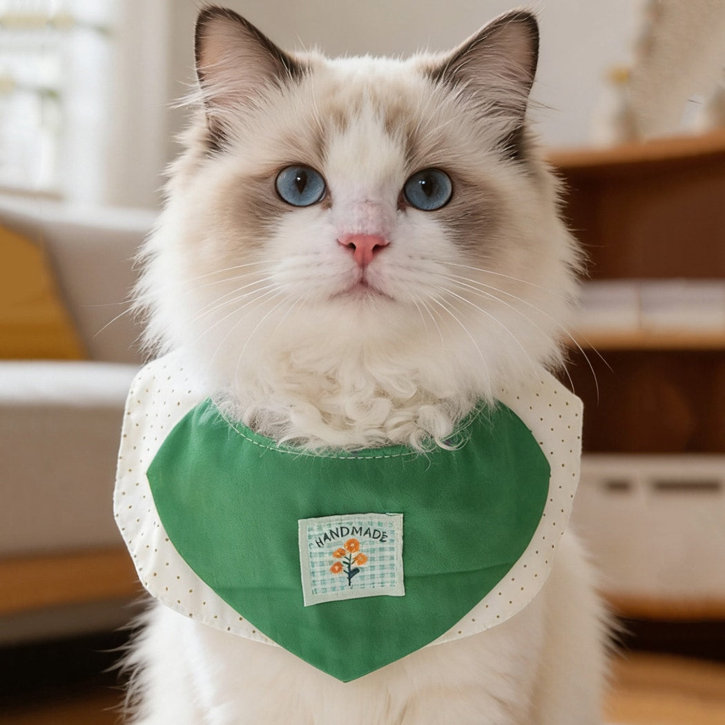 Mokka - Fresh Green Tones Cute Pet Bib