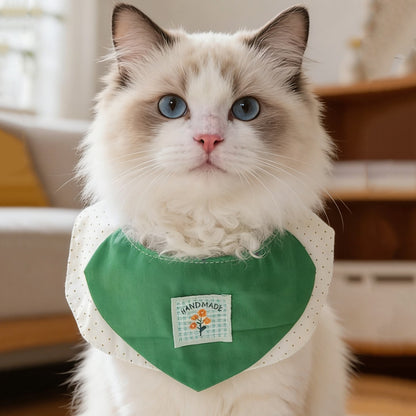 Mokka - Fresh Green Tones Cute Pet Bib