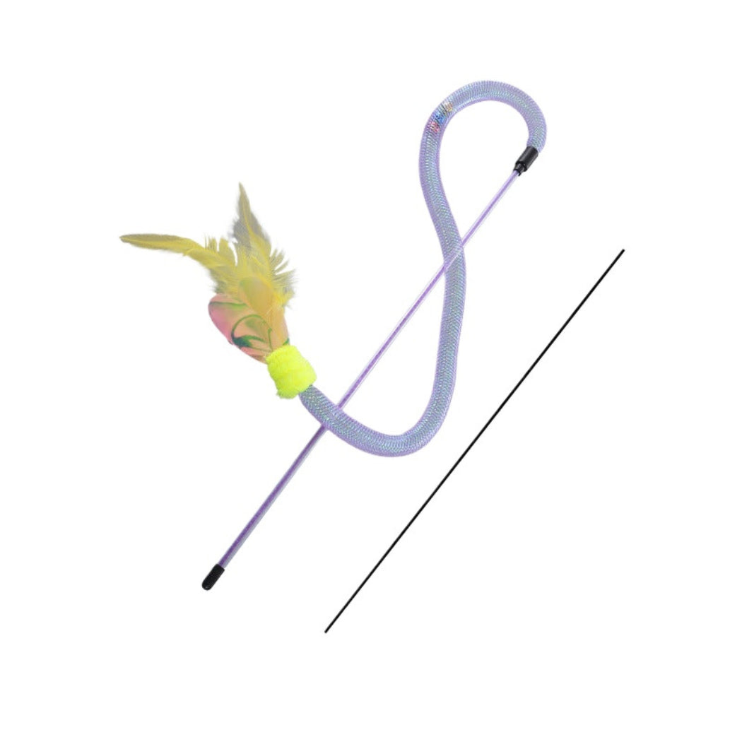 Moo - Soft Feather Wand Cat Toy