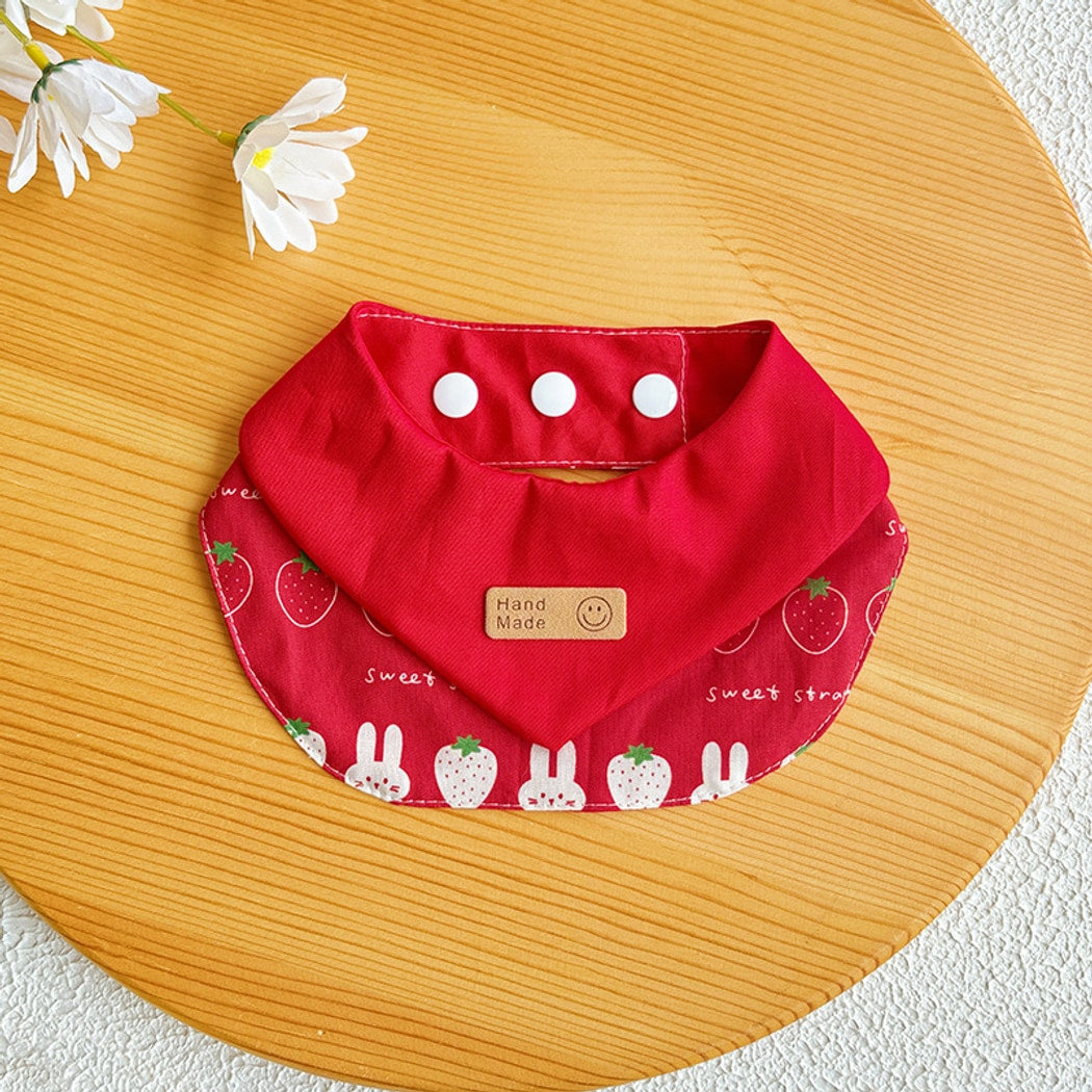 Mokka - Cartoon Print Cute Style Pet Bib