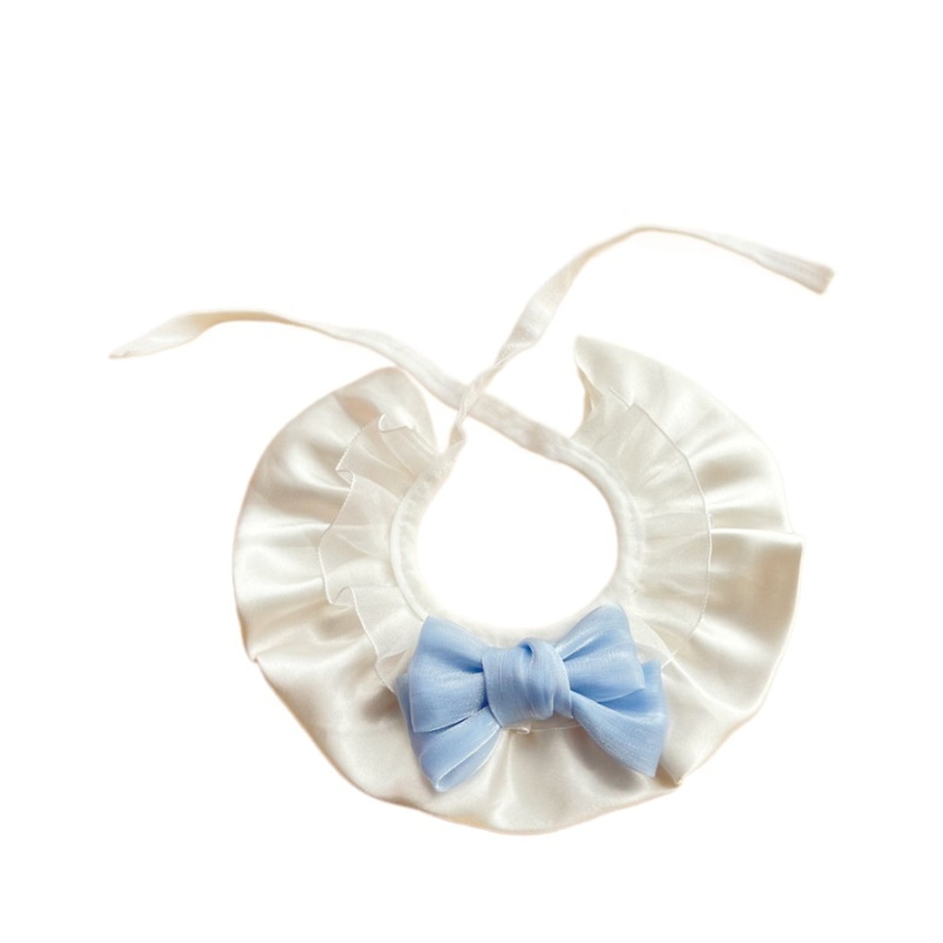 Mokka - Ruffled Bow Princess Style Cat Collar