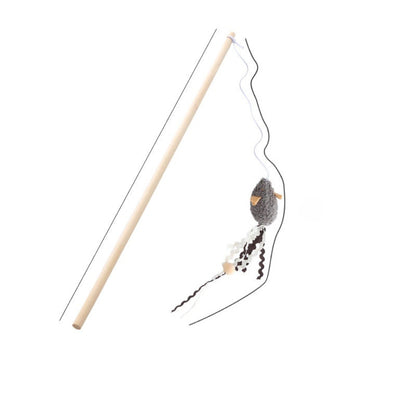 Moo - Mouse Teaser Wand Cat Toy