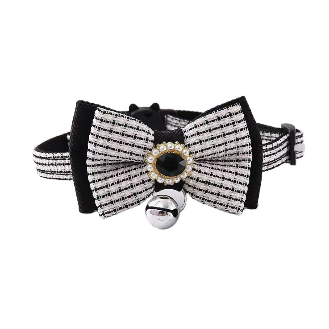 Mokka - Plaid Bow Breakaway Cat Collar