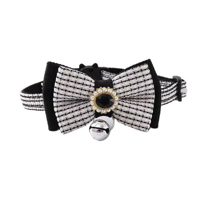 Mokka - Plaid Bow Breakaway Cat Collar