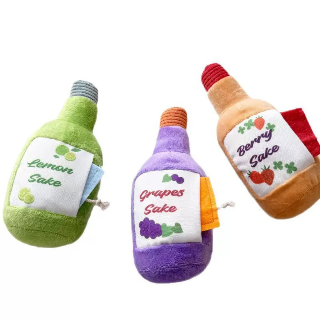 Petkin - Sake Bottle Treat Dispensing Pet Toy