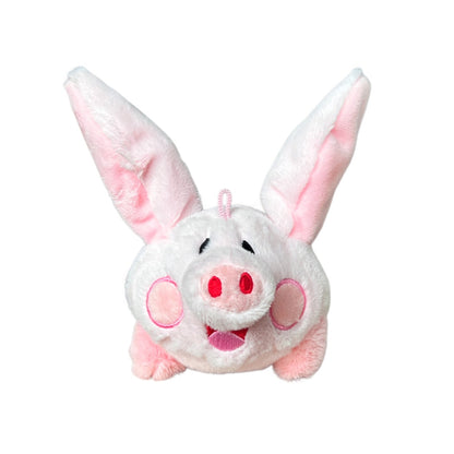 Petkin - Pig Shape Bird Sound Squeaky Plush Dog Toy