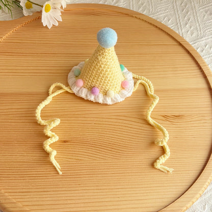Ozzie - Ice Cream Pet Birthday Hat and Bib