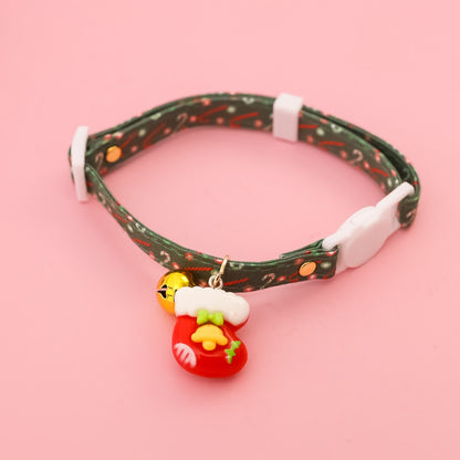 Christmoo - Cartoon Christmas Bow Tie Pet Collar