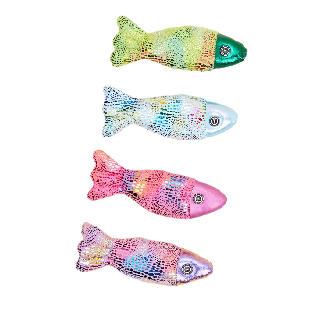 Moo - Shiny Fish Plush Cat Toy