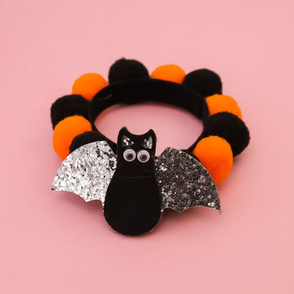 Halloweek - Halloween Cat Collar with Cartoon Motifs