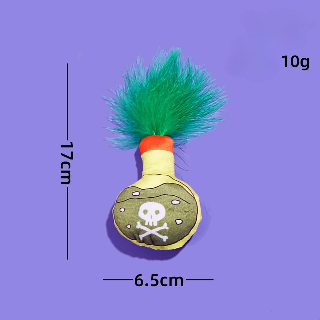 Moo - Halloween Plush Crinkle Cat Toy
