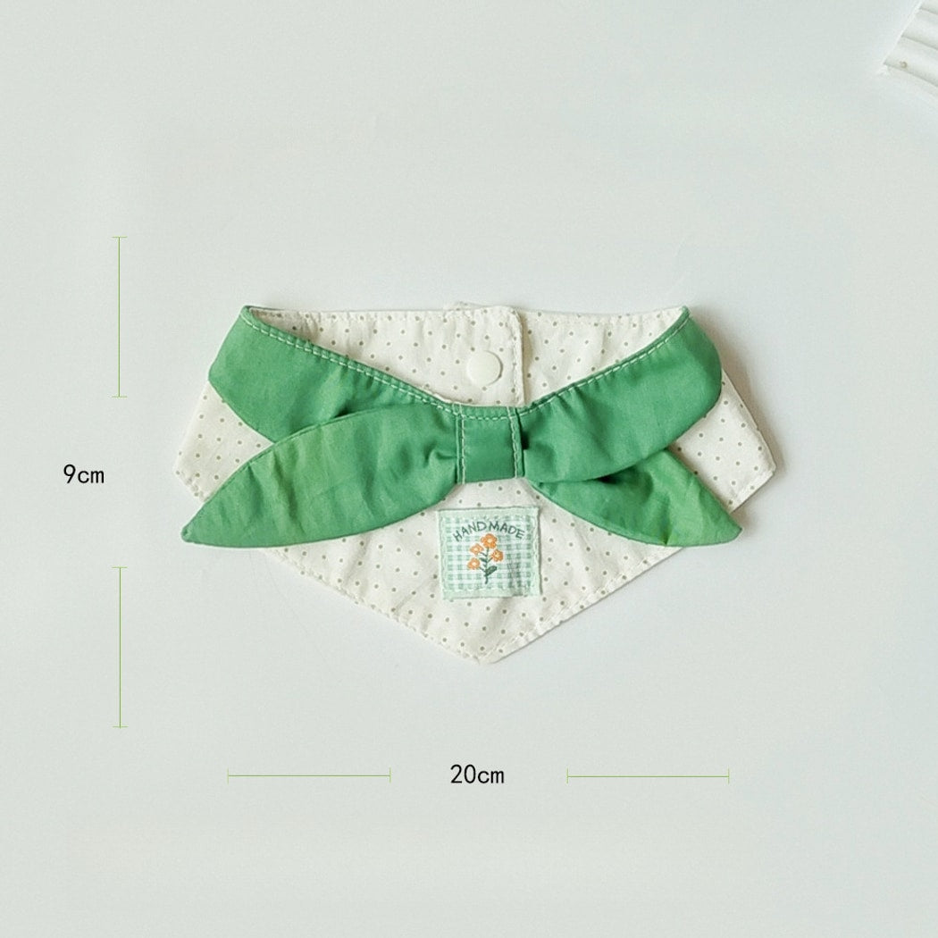 Mokka - Fresh Green Tones Cute Pet Bib