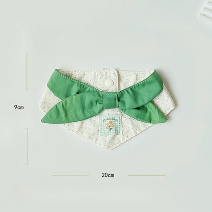 Mokka - Fresh Green Tones Cute Pet Bib
