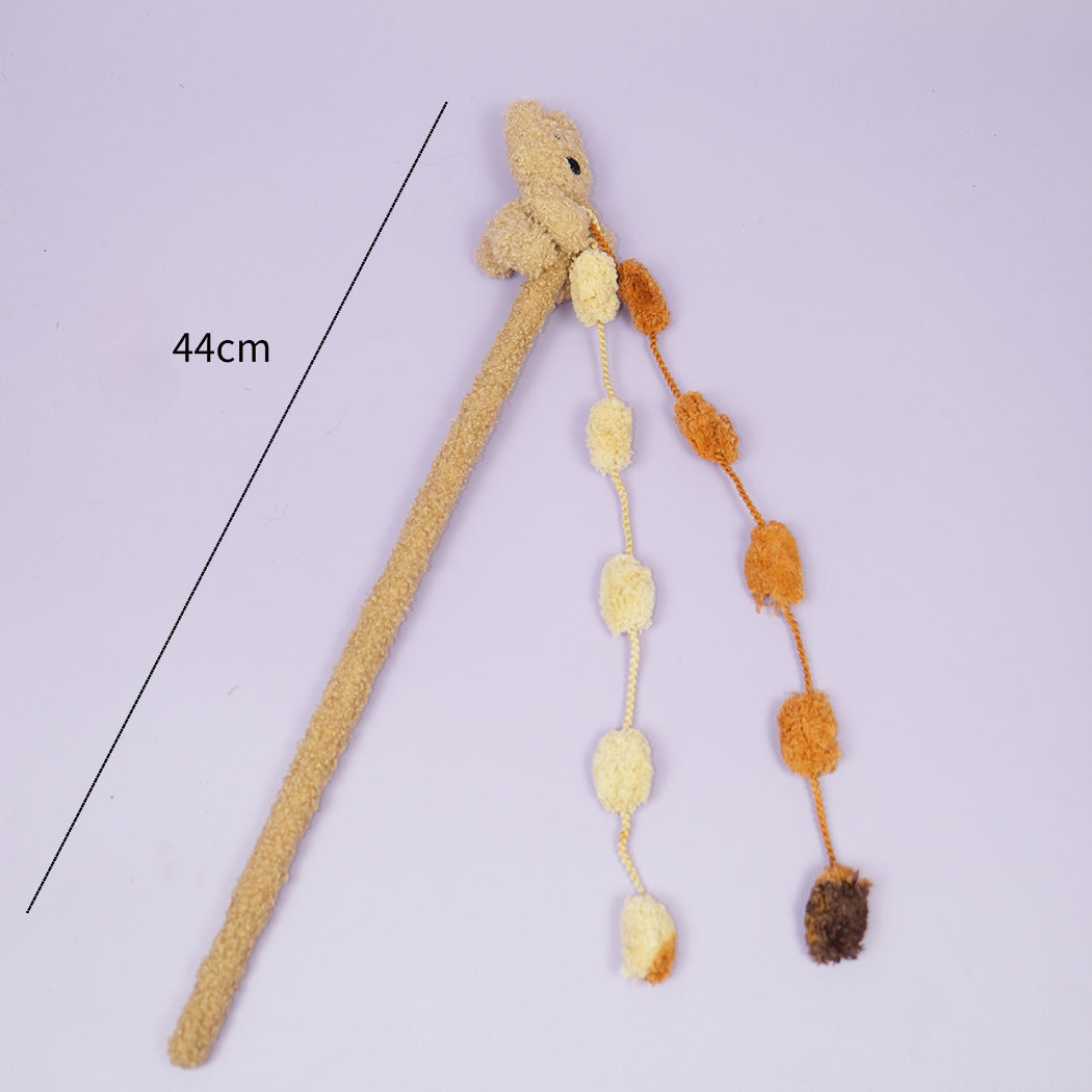 Moo - Puppy Wand Cat Toy