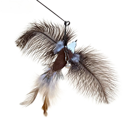 Moo - Bird Feather Cat Wand Attachment Refill Toy
