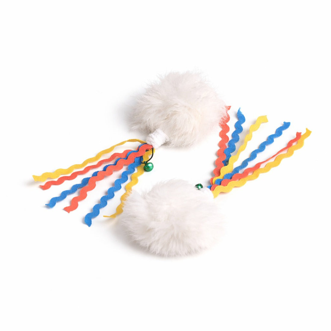 Moo - Fluffy Pom Pom Plush Cat Toy