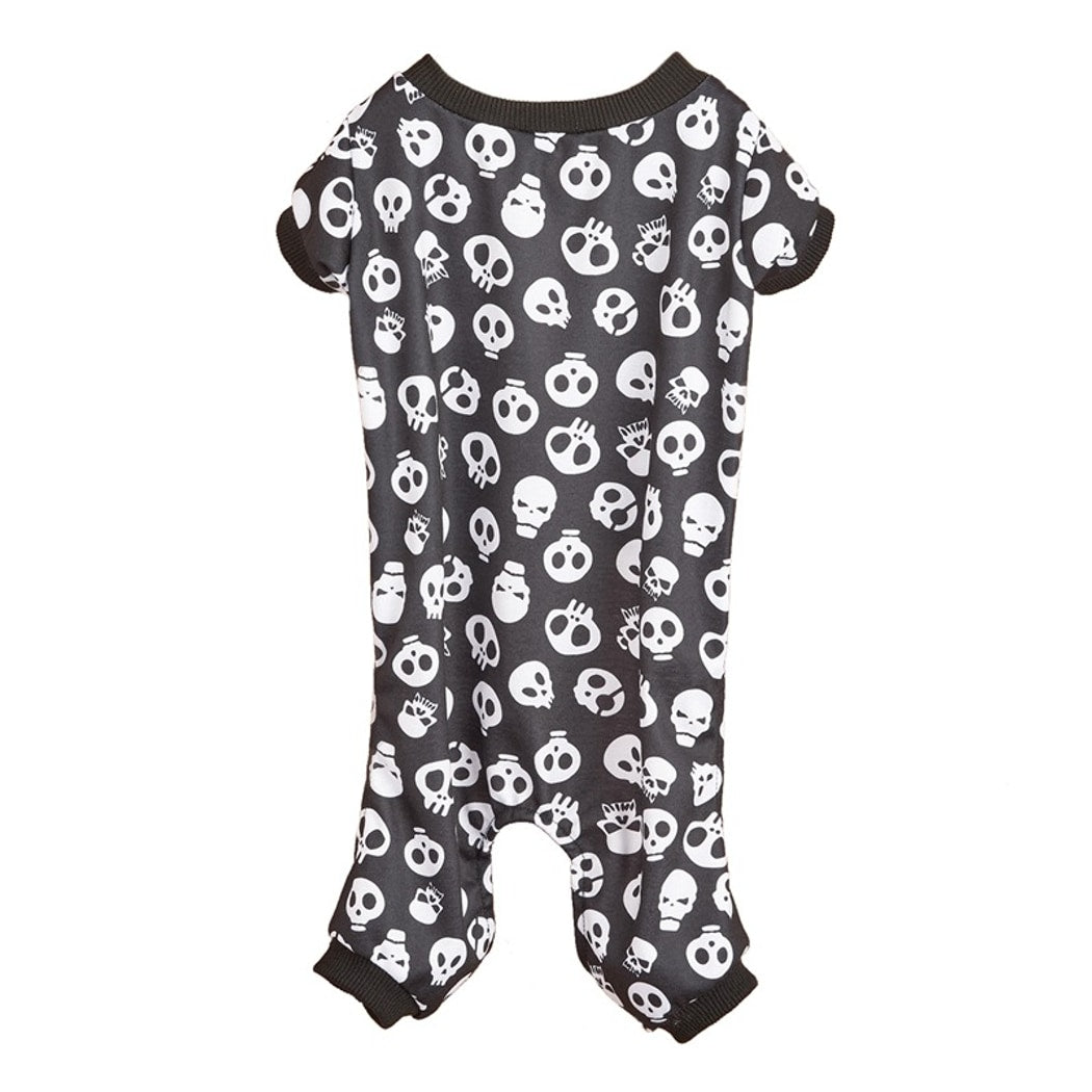 Halloweek - Halloween Skeleton Print Dog Jumpsuit