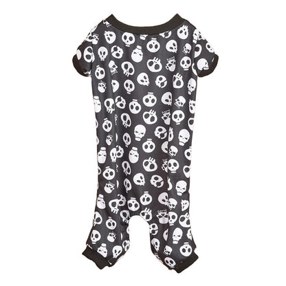 Halloweek - Halloween Skeleton Print Dog Jumpsuit