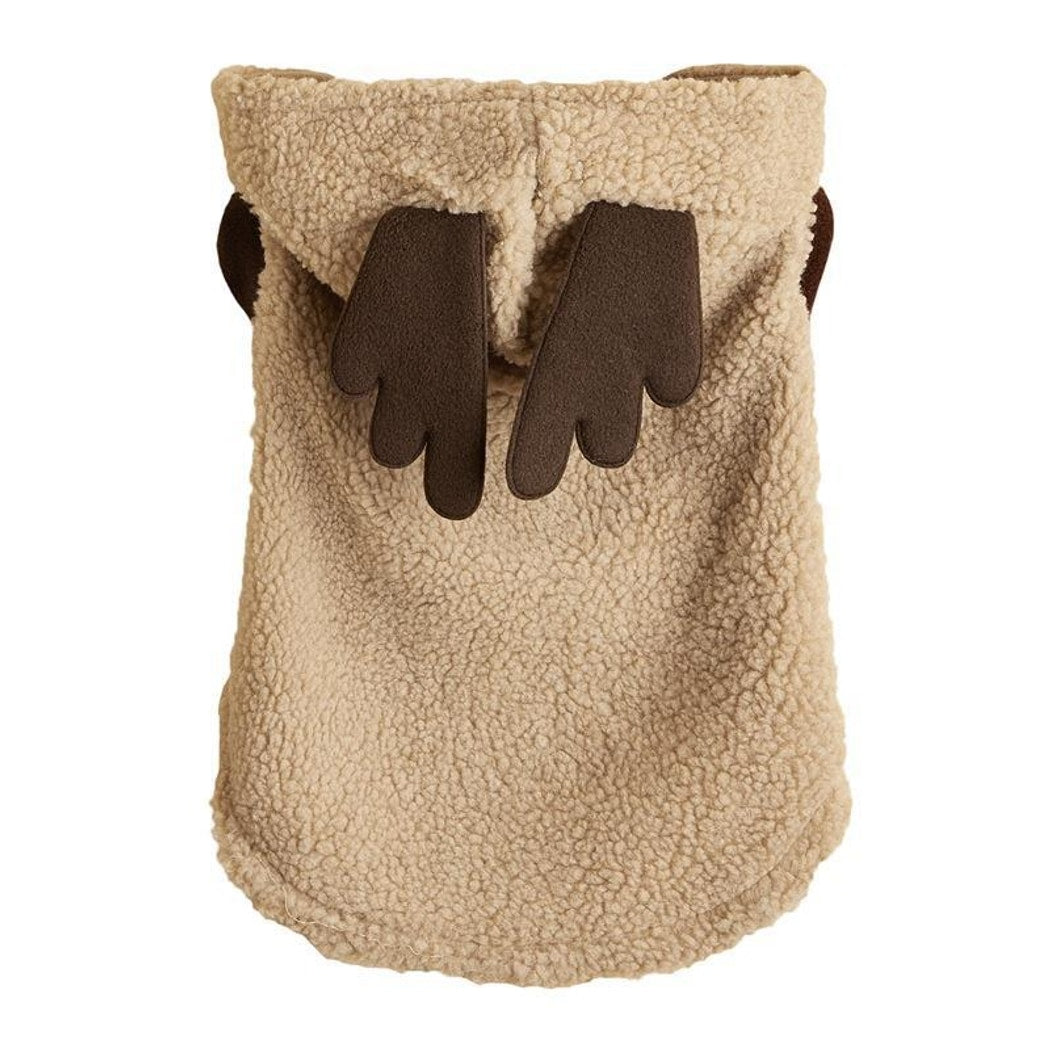 Christmoo - Christmas Hooded Antler Plush Pet Costume Vest
