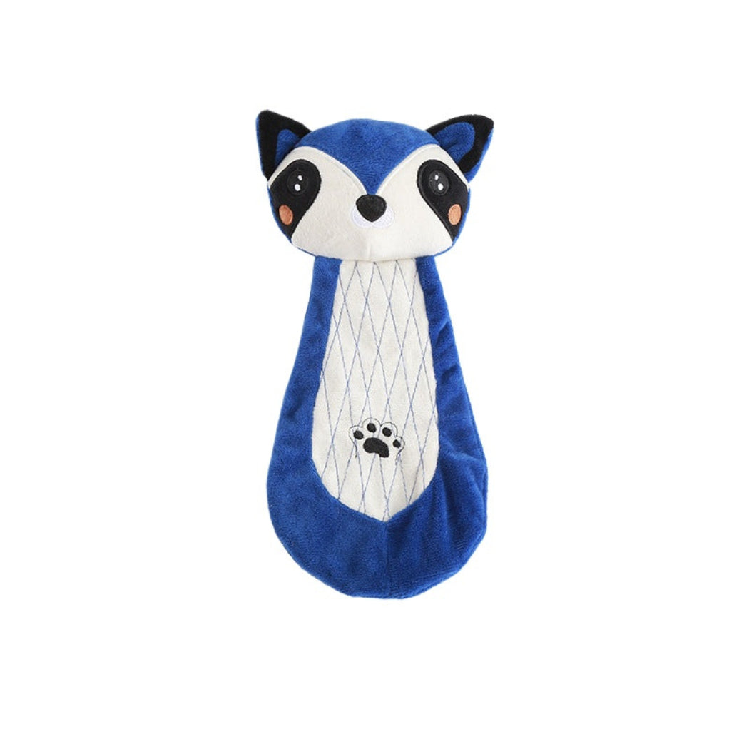 Petkin - Raccoon Panda & Fox Plush Dog Toy